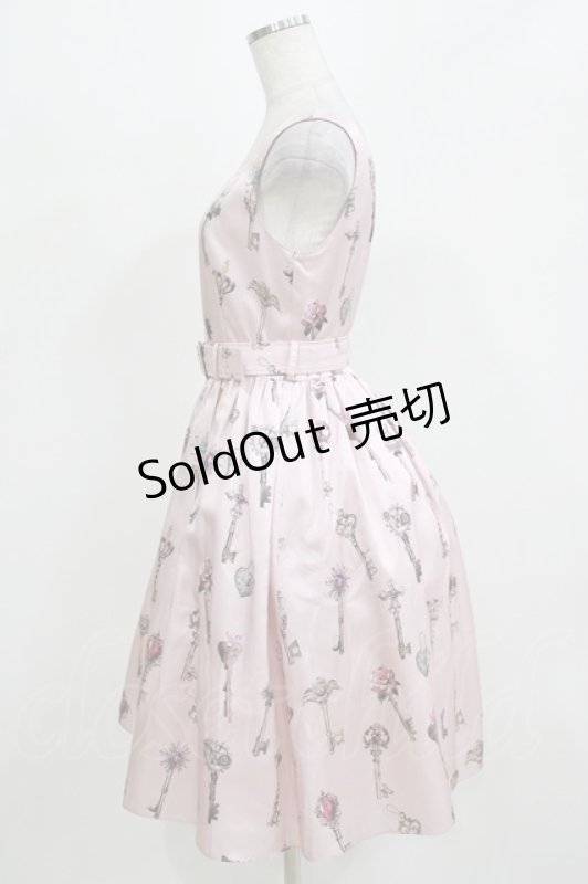 画像2: MILK / ラビリンスKeyジャンスカ  ピンク H-26-03-04-1048-ML-OP-KB-ZH (2)