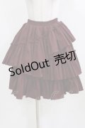 Vallee lys / "Sweet alyssum series"イレギュラースカート  ワイン H-26-03-04-1049-GO-SK-KB-ZH