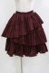 画像1: Vallee lys / "Sweet alyssum series"イレギュラースカート  ワイン H-26-03-04-1049-GO-SK-KB-ZH (1)