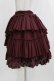 画像2: Vallee lys / "Sweet alyssum series"イレギュラースカート  ワイン H-26-03-04-1049-GO-SK-KB-ZH (2)