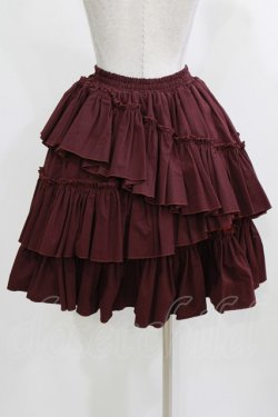 画像3: Vallee lys / "Sweet alyssum series"イレギュラースカート  ワイン H-26-03-04-1049-GO-SK-KB-ZH
