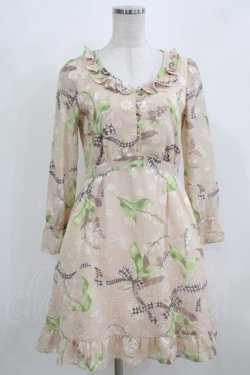 画像1: MILK / Lilybellシアードレス  ハニーベージュ H-26-03-04-1050-ML-OP-KB-ZH