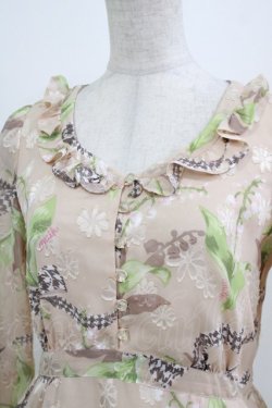 画像4: MILK / Lilybellシアードレス  ハニーベージュ H-26-03-04-1050-ML-OP-KB-ZH