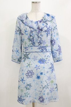 画像1: MILK / Snow Friendsドレス  ブルー H-26-03-04-1051-ML-OP-KB-ZH