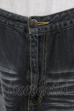 画像4: ALGONQUINS / ダメージデニムパンツ  グレー H-26-03-04-1005-AL-PA-KB-ZH