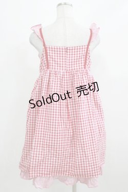 画像3: Emily Temple cute / メルティショコラストロベリーフリルキャミワンピース  赤 H-26-03-04-1054-ET-OP-KB-ZH