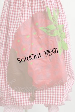 画像4: Emily Temple cute / メルティショコラストロベリーフリルキャミワンピース  赤 H-26-03-04-1054-ET-OP-KB-ZH