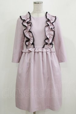 画像1: MILK / フリル・ド・ドレス  ラベンダーピンク H-26-03-04-1055-ML-OP-KB-ZH