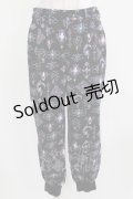 Drug Honey / アンティークブローチ柄パンツ  黒 H-26-03-04-1006-PU-PA-KB-ZH