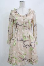 画像1: MILK / Lilybellシアードレス  ハニーベージュ H-26-03-04-1057-ML-OP-KB-ZH (1)