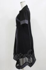 画像2: Ozz oneste / 薔薇刺繍レイヤードワンピース  黒×紫 H-26-03-04-1058-OO-OP-KB-ZH (2)
