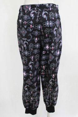 画像3: Drug Honey / アンティークブローチ柄パンツ  黒 H-26-03-04-1006-PU-PA-KB-ZH