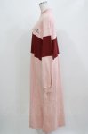 画像2: Candy Stripper / BRAVE DINOSAUR SWEATワンピース 2(M) PINK×BORDEAUX H-26-03-04-1062-PU-OP-KB-ZT0414S (2)