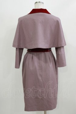 画像3: MILK / キャサリンTwin SET  スモーキーピンク×エンジ H-26-03-04-1064-ML-OP-KB-ZH