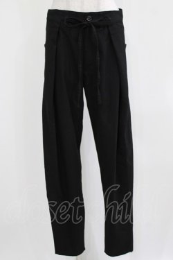 画像1: HYSTERIC GLAMOUR / タックパンツ S 黒 H-26-03-04-1007-PU-PA-KB-ZH