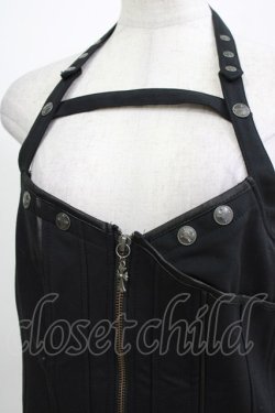 画像4: Ozz Croce / フロントZIPホルターワンピース  黒 H-26-03-04-1066-OO-OP-KB-ZH