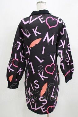 画像3: MILK / MILKISSカットワンピース  ブラックベース H-26-03-04-1068-ML-OP-KB-ZH