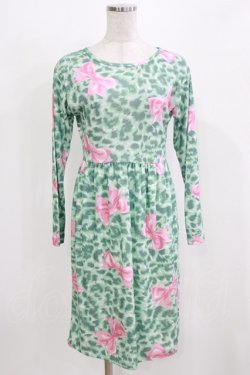 画像1: MILK / Pretty petsワンピース  ミントベース H-26-03-04-1069-ML-OP-KB-ZH