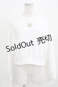 merry jenny / bearスウェットトップス  ホワイト H-26-03-04-1077-LO-TO-KB-ZH