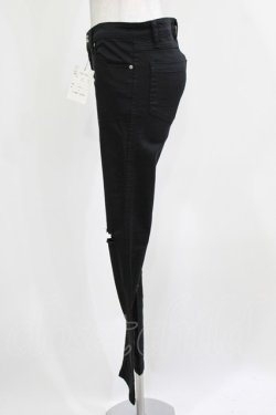 画像2: BLACK MORAL / ダメージスキニーパンツ L ブラック H-26-03-04-1009-PU-PA-KB-ZH