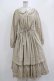 画像1: Maison de minette / ストライプドレス  ベージュ H-26-03-04-1015-LO-OP-KB-ZH (1)