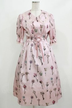 画像1: MILK / プリンセスKeyドレス  ピンク H-26-03-04-1016-ML-OP-KB-ZH