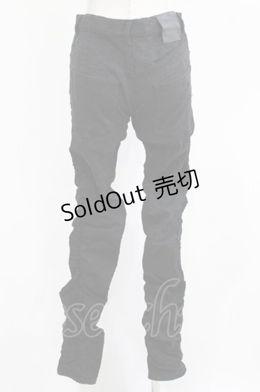 画像3: MiDiom / ジャガドシャーリングパンツ  ブラック H-26-03-04-1002-PU-PA-KB-ZH (3)