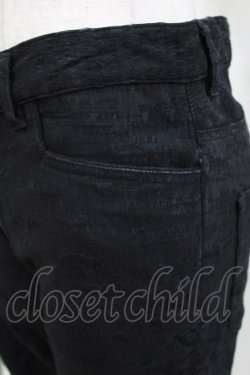 画像4: MiDiom / ジャガドシャーリングパンツ  ブラック H-26-03-04-1002-PU-PA-KB-ZH