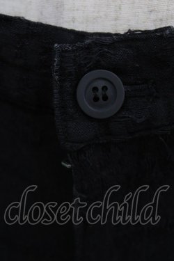 画像5: MiDiom / ジャガドシャーリングパンツ  ブラック H-26-03-04-1002-PU-PA-KB-ZH