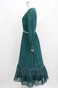 画像2: MILK / レイアドレス  グリーン×ゴールドスター H-26-03-04-1021-ML-OP-KB-ZH