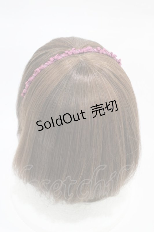 画像2: Jane Marple / ブレードリボンカチューシャ  ローズ H-26-03-05-004-JM-AC-KB-ZH (2)