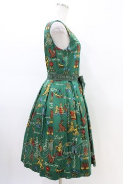 画像3: Jane Marple / Joyful crestのスクエアドレス  グリーン H-26-03-05-030-JM-OP-KB-ZH