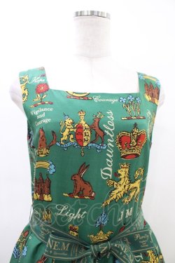 画像4: Jane Marple / Joyful crestのスクエアドレス  グリーン H-26-03-05-030-JM-OP-KB-ZH