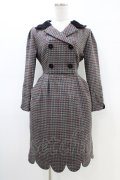 MILK / MISS WATSONワンピース  グレー×ブラック H-26-03-05-035-ML-OP-KB-ZH