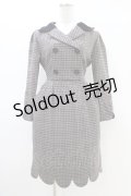 MILK / MISS WATSONワンピース  グレー×ブラック H-26-03-05-035-ML-OP-KB-ZH
