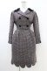 画像1: MILK / MISS WATSONワンピース  グレー×ブラック H-26-03-05-035-ML-OP-KB-ZH (1)