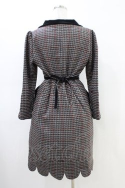 画像2: MILK / MISS WATSONワンピース  グレー×ブラック H-26-03-05-035-ML-OP-KB-ZH