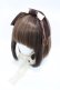 画像1: MARBLE / リボン型クラシカルヘッドドレス  茶 H-26-03-05-006-GO-AC-KB-ZH (1)