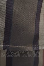 画像3: Jane Marple Dans Le Salon / Old England stripe painter's dress M ブラウン H-26-03-05-040-JM-OP-KB-ZT134 (3)