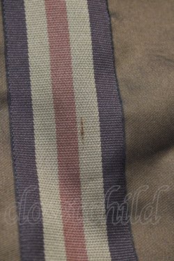 画像4: Jane Marple Dans Le Salon / Old England stripe painter's dress M ブラウン H-26-03-05-040-JM-OP-KB-ZH