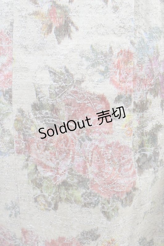 画像3: Jane Marple Dans Le Salon / フラワーブーケリネンドレス  ベージュ H-26-03-05-044-JM-OP-KB-ZH (3)