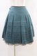画像1: Jane Marple / 配色タックスカート M グリーン×グレー H-26-03-05-045-JM-SK-KB-ZH (1)