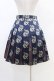 画像2: Jane Marple Dans Le Salon / ローズジャガードタックスカート  ネイビー H-26-03-05-046-JM-SK-KB-ZH (2)