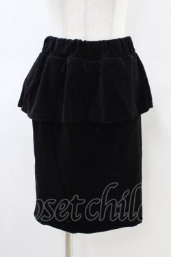 画像1: MILK / ペプラムタイトスカート  ブラック H-26-03-05-049-ML-SK-KB-ZH