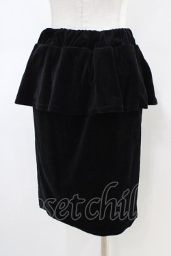 画像2: MILK / ペプラムタイトスカート  ブラック H-26-03-05-049-ML-SK-KB-ZH