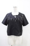 画像1: BLOOD SUPPLY（海外ブランド） / Key JK Sailorブラウス L ブラック H-26-03-05-051-GO-BL-KB-ZH (1)
