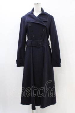 画像1: Sheglit / "Lorraine"ロングコート  ネイビー H-26-03-05-053-EL-CO-KB-ZH