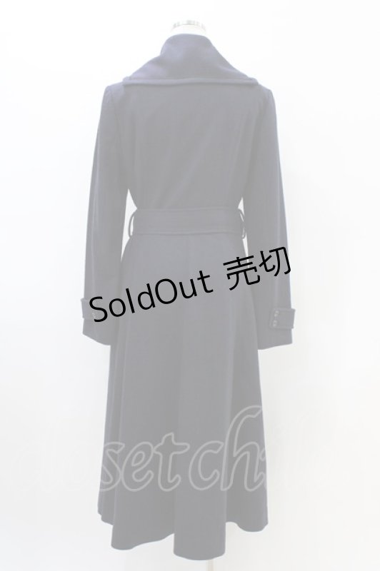 画像2: Sheglit / "Lorraine"ロングコート  ネイビー H-26-03-05-053-EL-CO-KB-ZH (2)