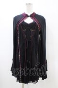 Ozz oneste / 和チャイナレイヤード風チュニック  ブラック H-26-03-05-054-OO-TO-KB-ZH