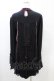 画像2: Ozz oneste / 和チャイナレイヤード風チュニック  ブラック H-26-03-05-054-OO-TO-KB-ZH (2)